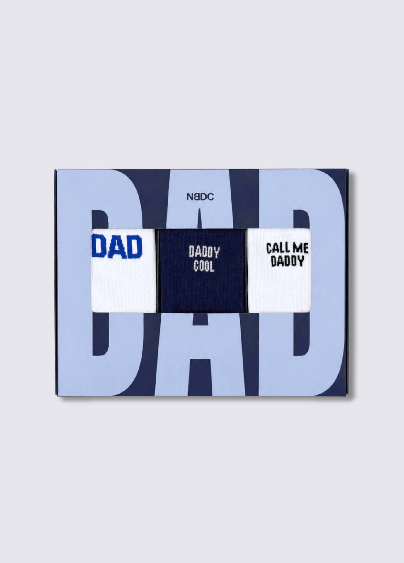 3-PACK – DAD Blau, DADDY COOL Dunkelblau, CALL ME DADDY Retro