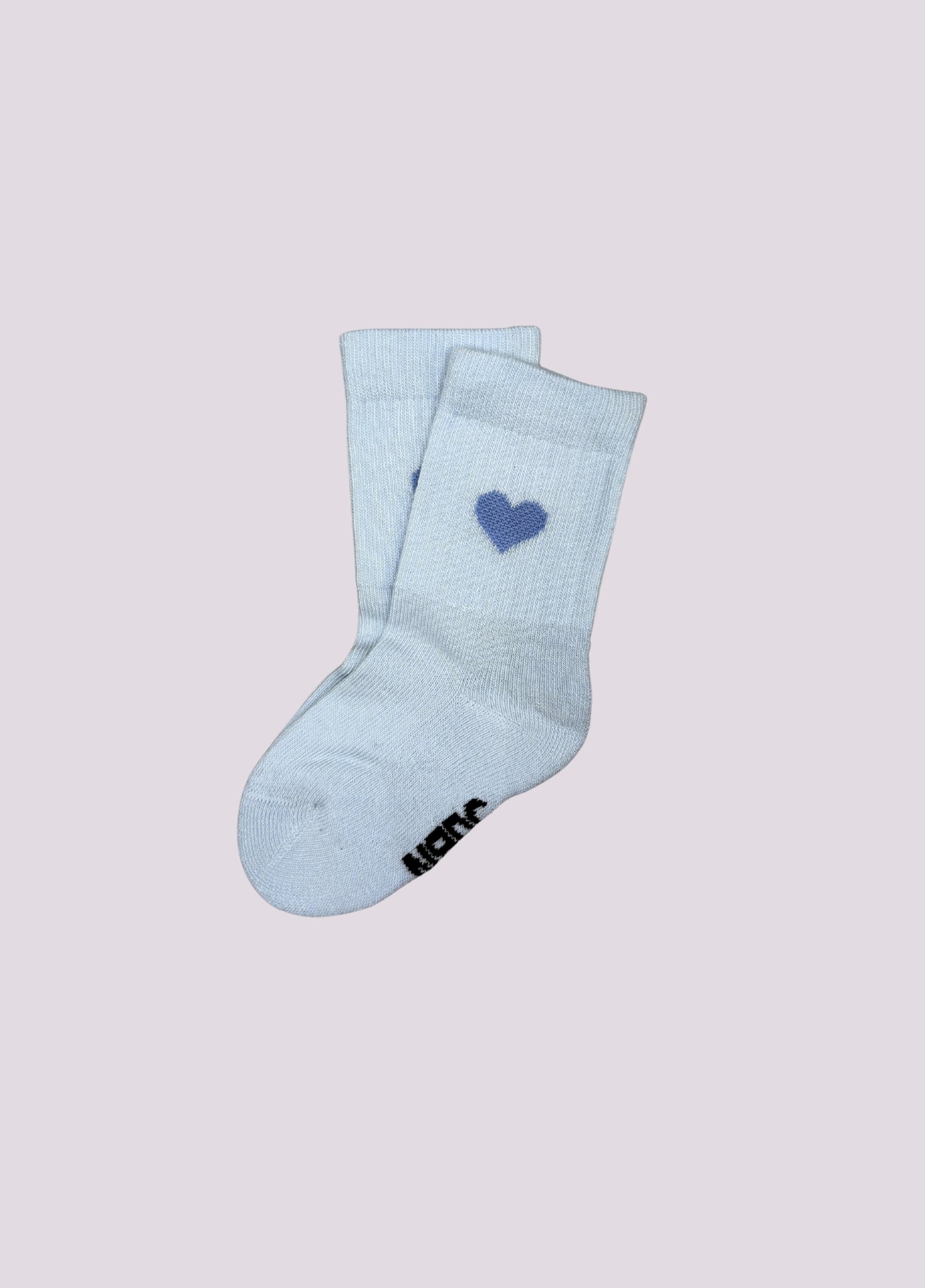CHAUSSETTES CŒUR BLEU CLAIR | KIDS