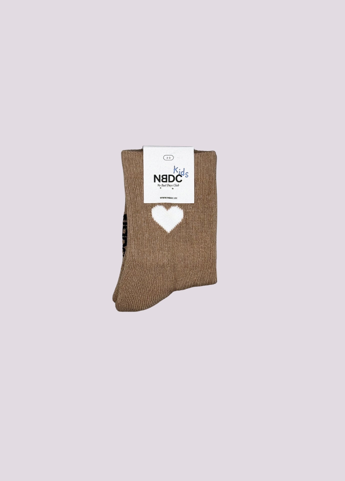 CHAUSSETTES CŒUR BEIGE | KIDS
