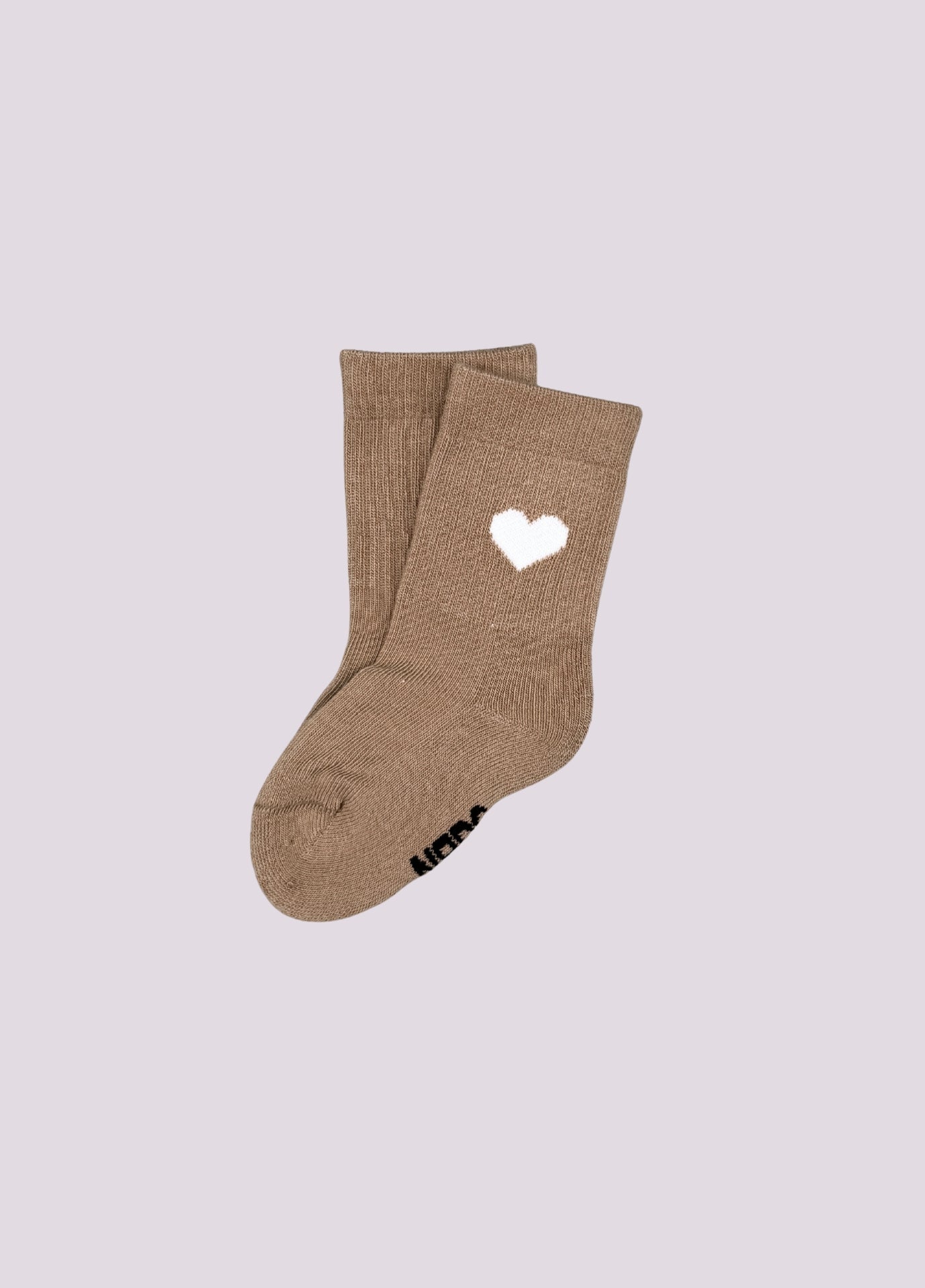 CHAUSSETTES CŒUR BEIGE | KIDS