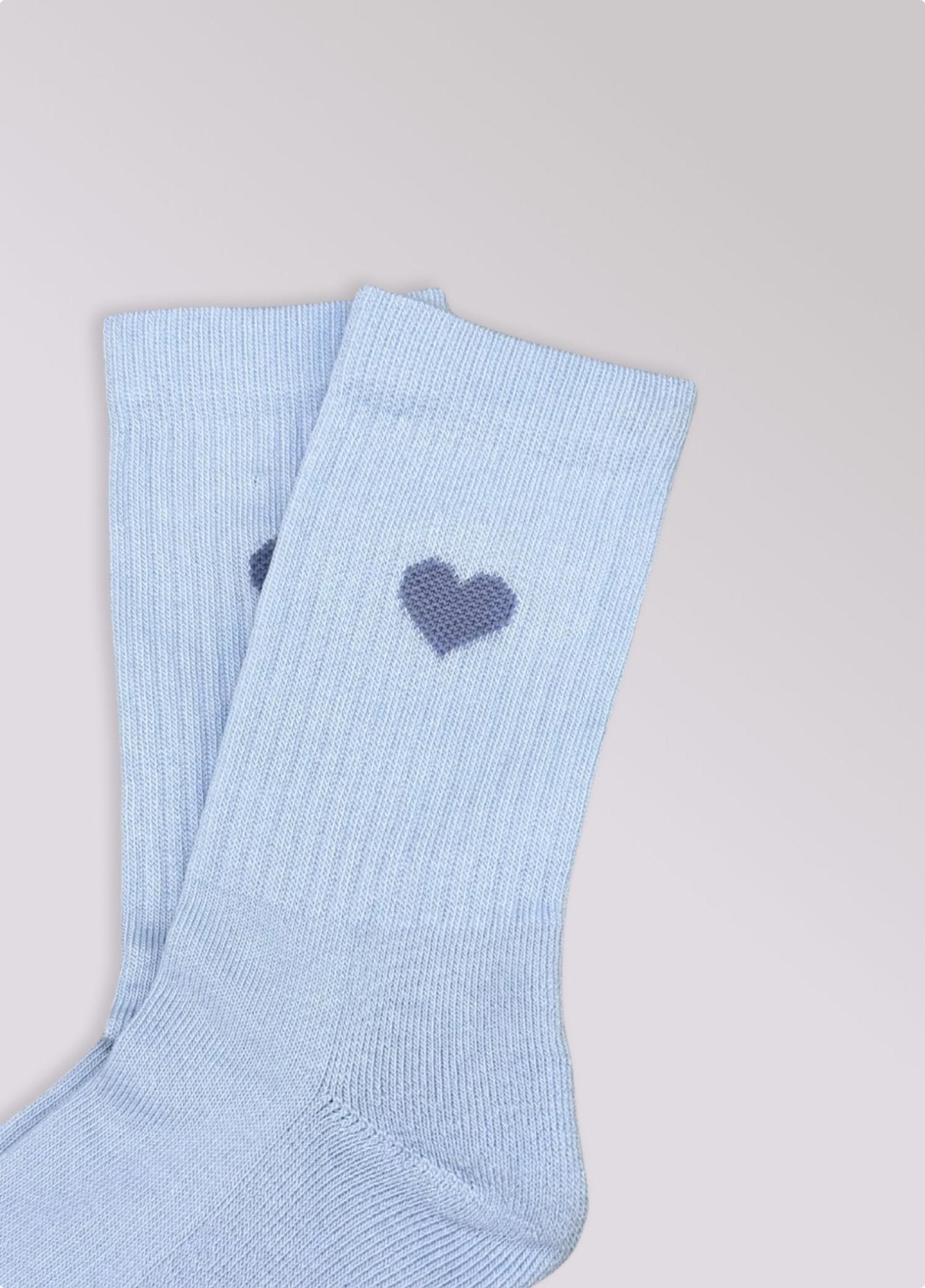 Herz Hellblau (Kids) Socken - NBDC