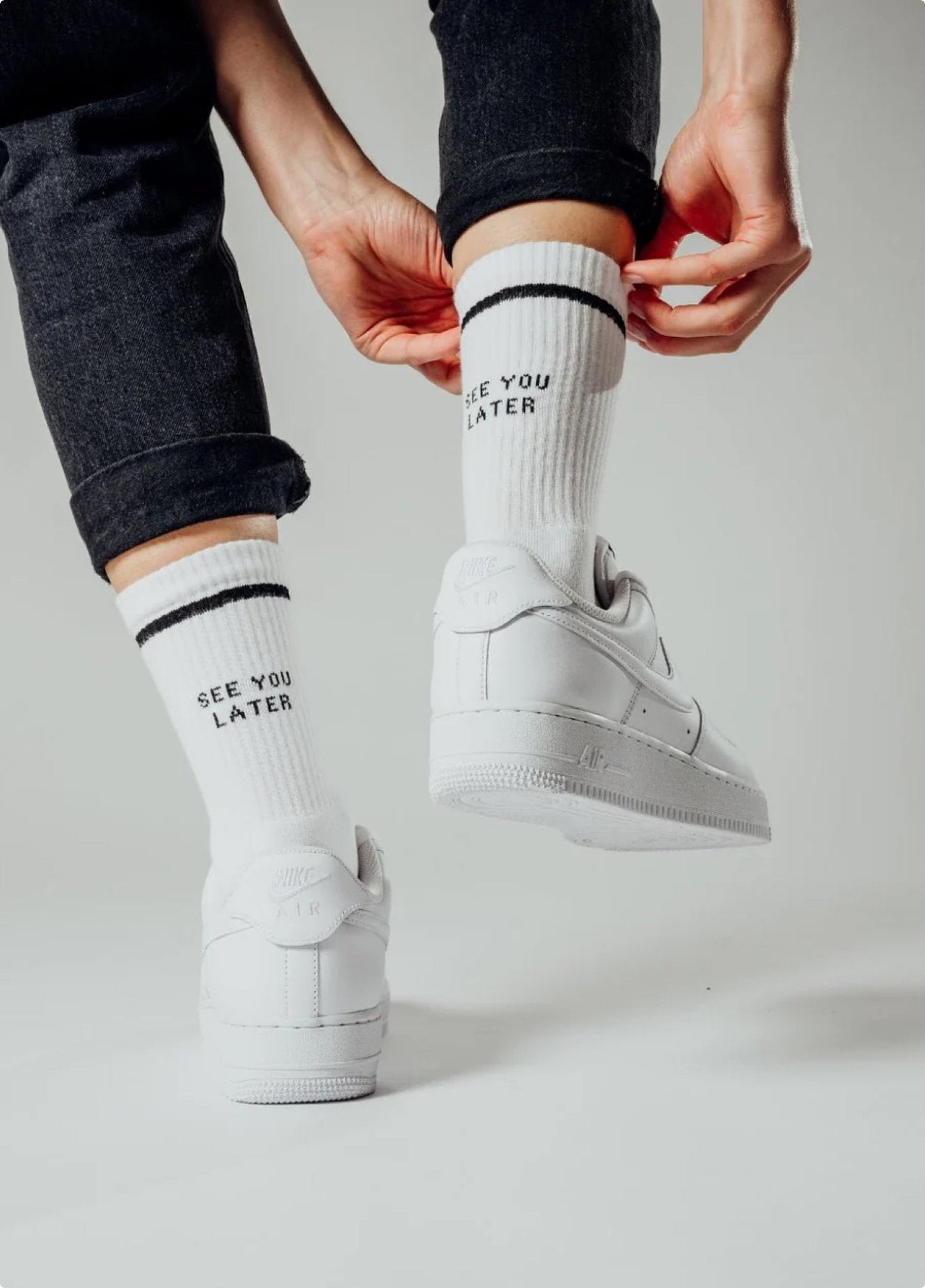 SEE YOU LATER Socken - NBDC