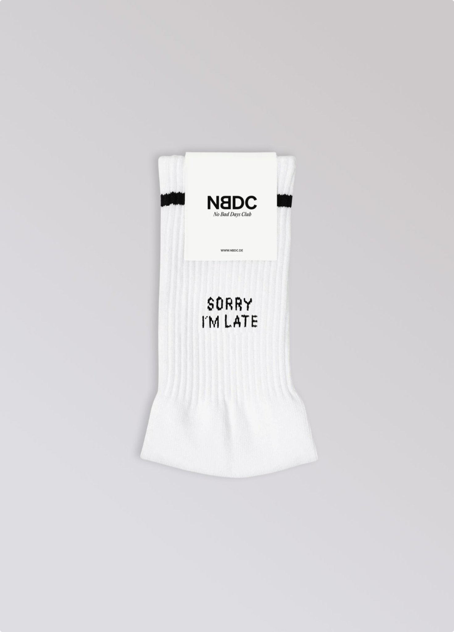 SORRY I'M LATE Socken - NBDC